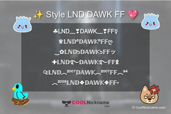 LND DAWK FF