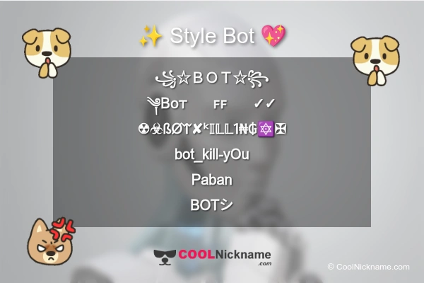 Stylish Nickname for Bot