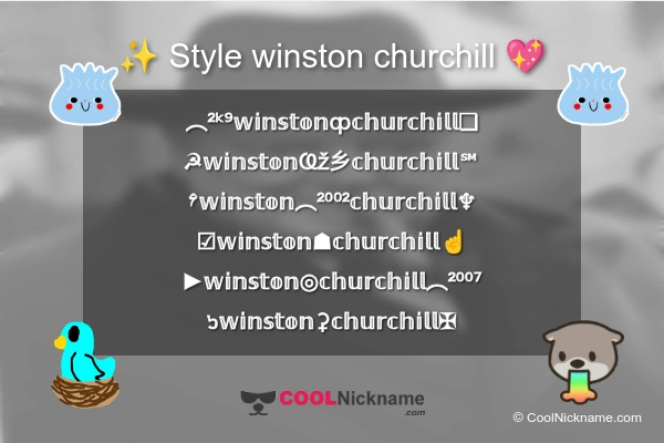 winston churchill