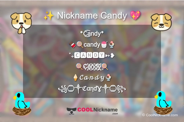 Stylish Nickname for Candy