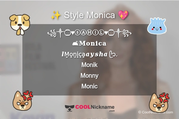 Stylish Nickname for Monica