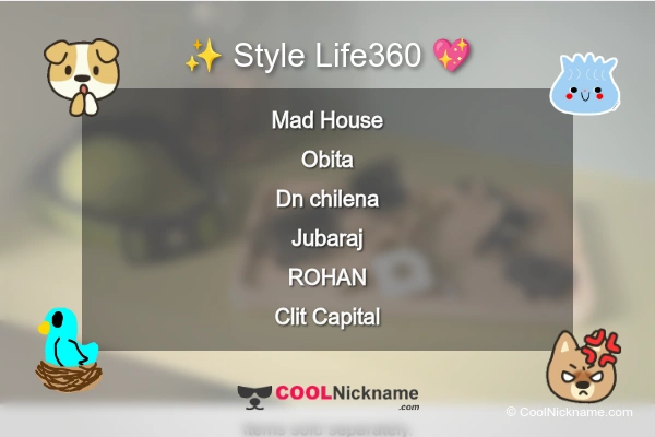 Stylish Nickname for Life360