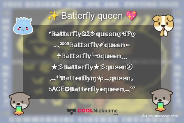 Batterfly queen