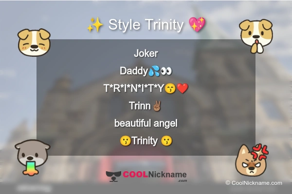 Stylish Nickname for Trinity