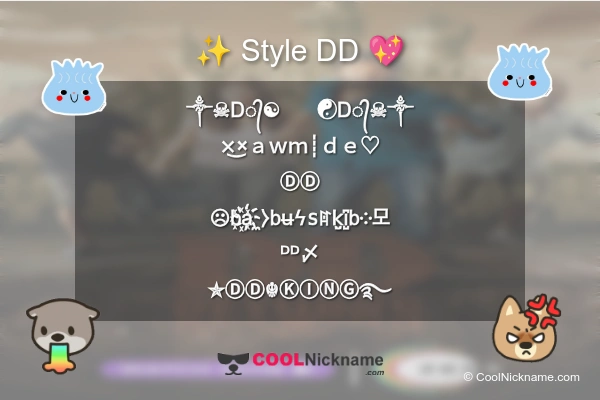 Stylish Nickname for DD