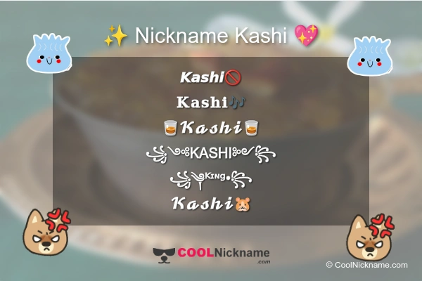Stylish Nickname for Kashi