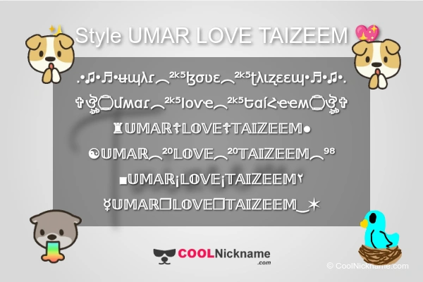 UMAR LOVE TAIZEEM