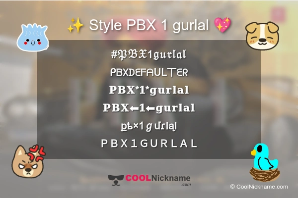 PBX 1 gurlal