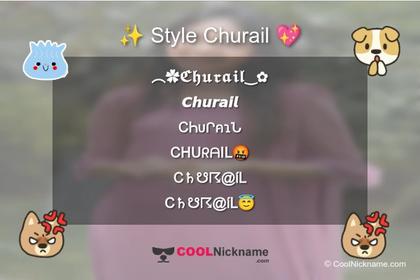 Stylish Nickname for Churail