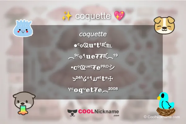 coquette