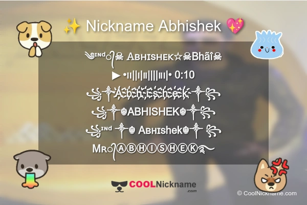 Stylish Nickname for Abhishek