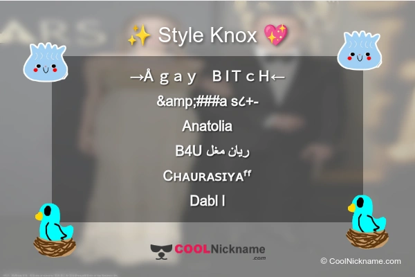 Stylish Nickname for Knox