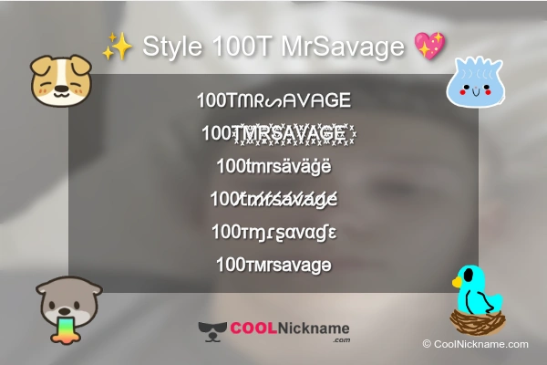 100T MrSavage