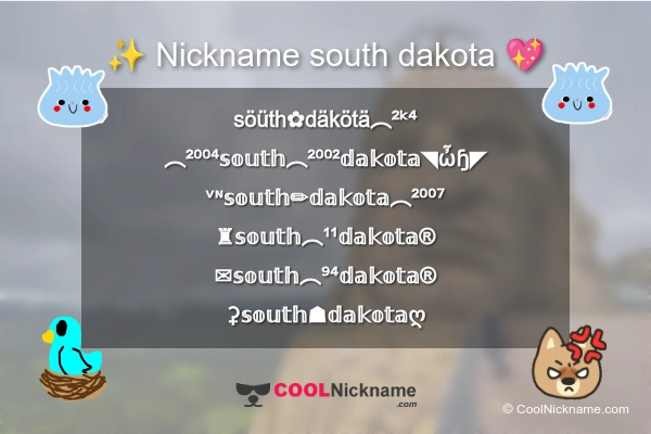 south dakota