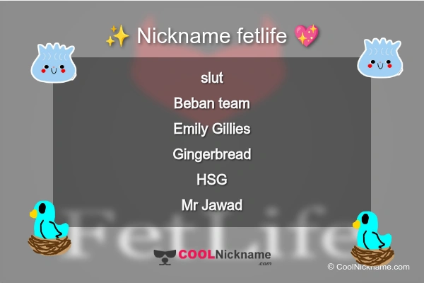 Stylish Nickname for fetlife