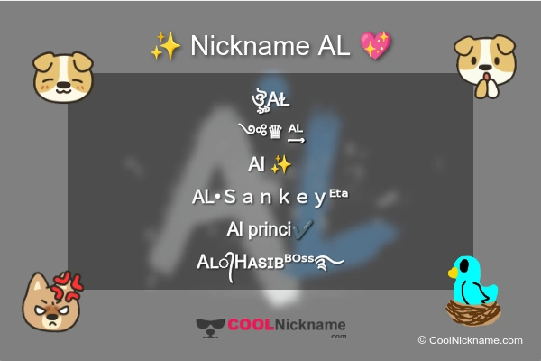 Stylish Nickname for AL