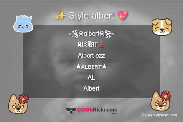 Stylish Nickname for albert