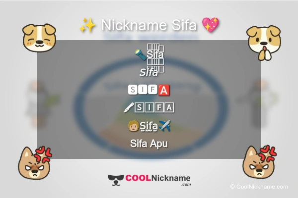 Stylish Nickname for Sifa